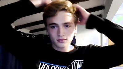 Blond Twink Cums on Dildo and Licks his Cum - Chaturbate